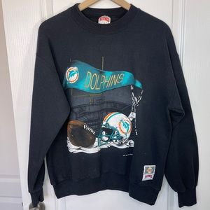 Vintage Nutmeg Miami Dolphins Sweater Medium